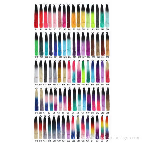 New Kids Stylish Cheap Hair Ombre Rope Rubber Bands Braids Hair Accessories Wig Ponytail Ring Girl Twist Braid Rope Hair Braider
